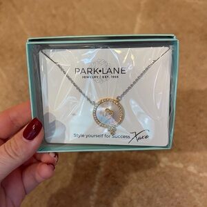 NEW IN BOX Park Lane Gold and Silver Circle Necklace